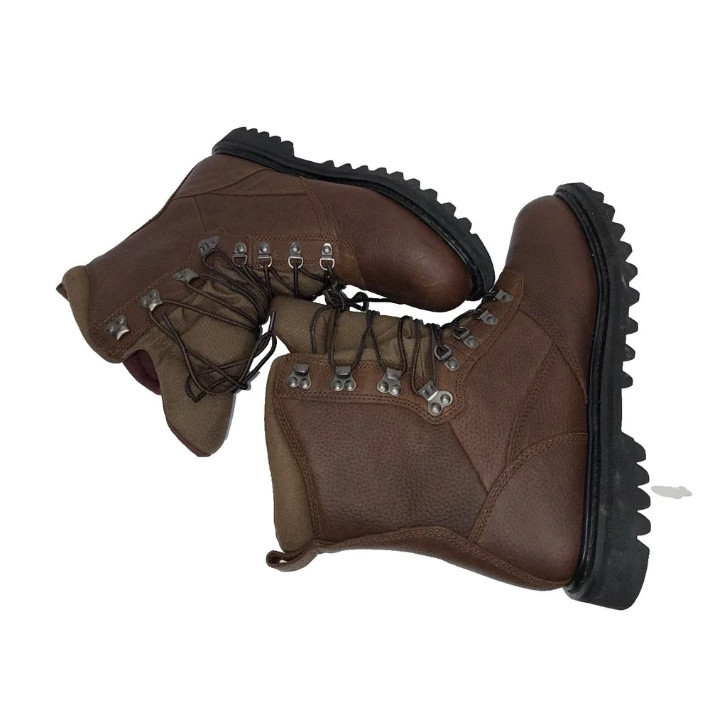 Cabela's Men's Iron Ridge 800 Gram Hunting Boots Gorpcore Grunge Sz 10.5 D Trail
